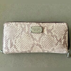 Michael Kors snakeskin wallet